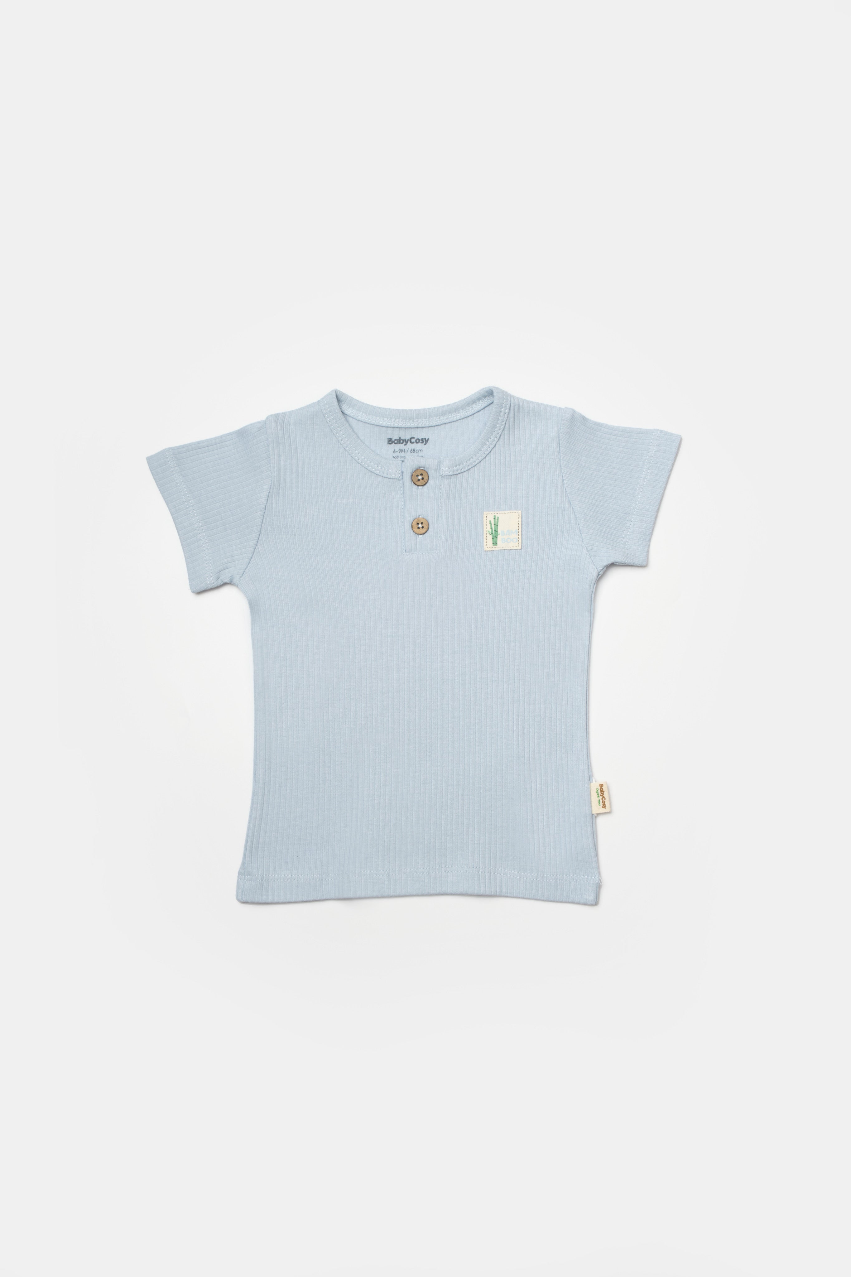 LETNJI KOMPLET BAMBOO PLAVI | 50% ORGANSKI PAMUK 50% BAMBUS