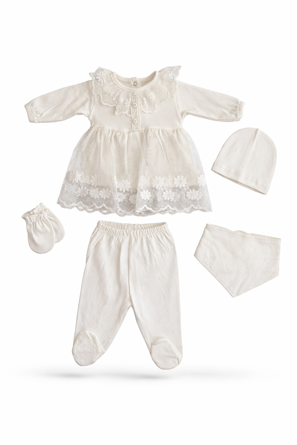 BEBI DOLL petodelni set za novorodjenče