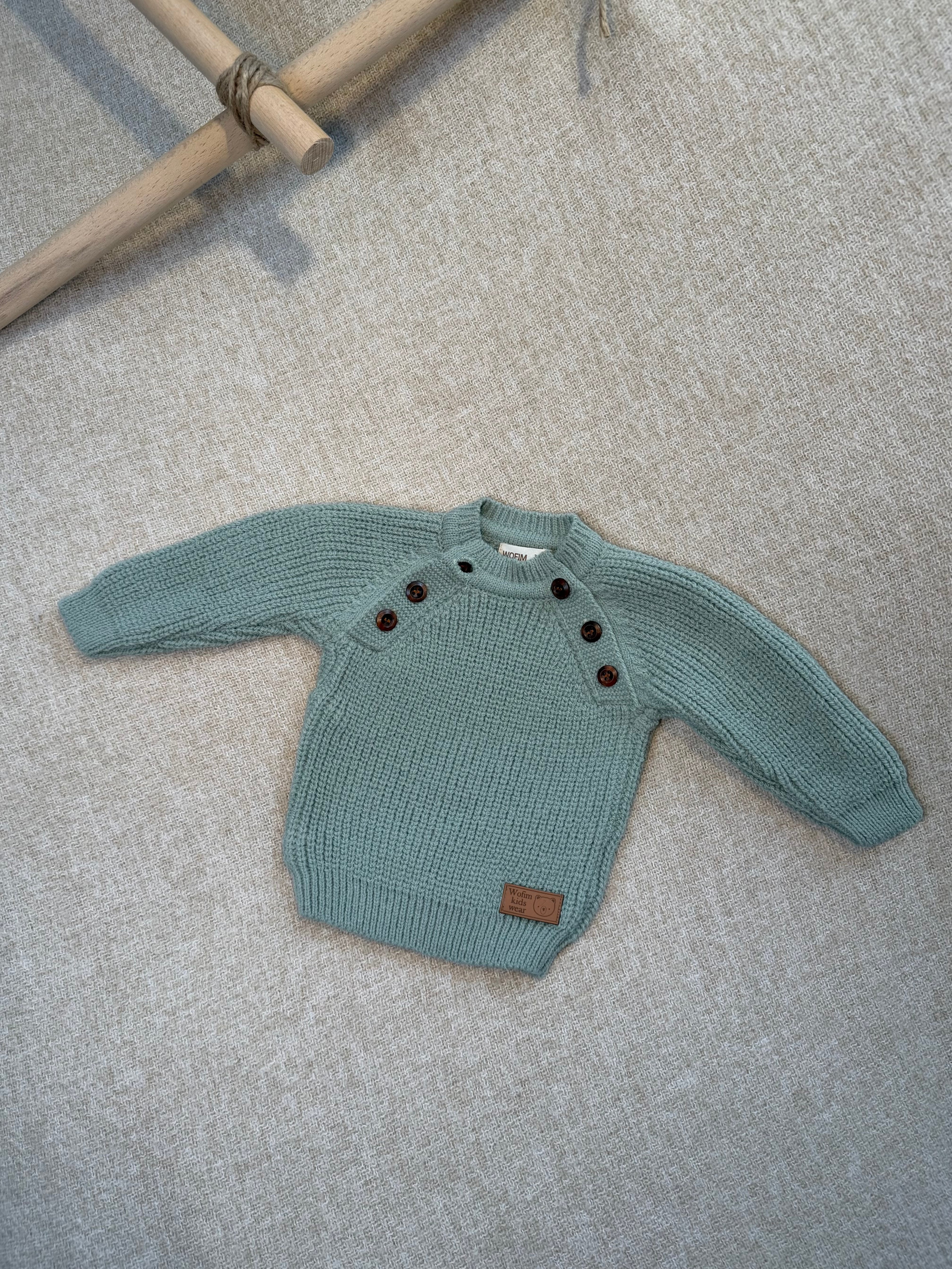 KNIT OLIVE set