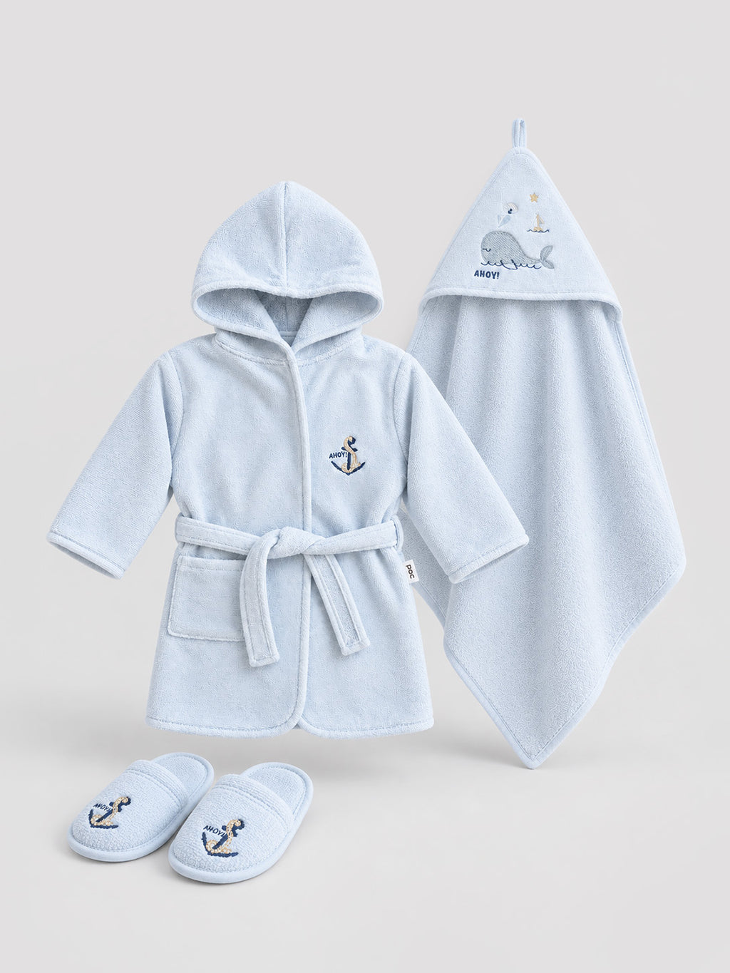 BLUE bademantil set