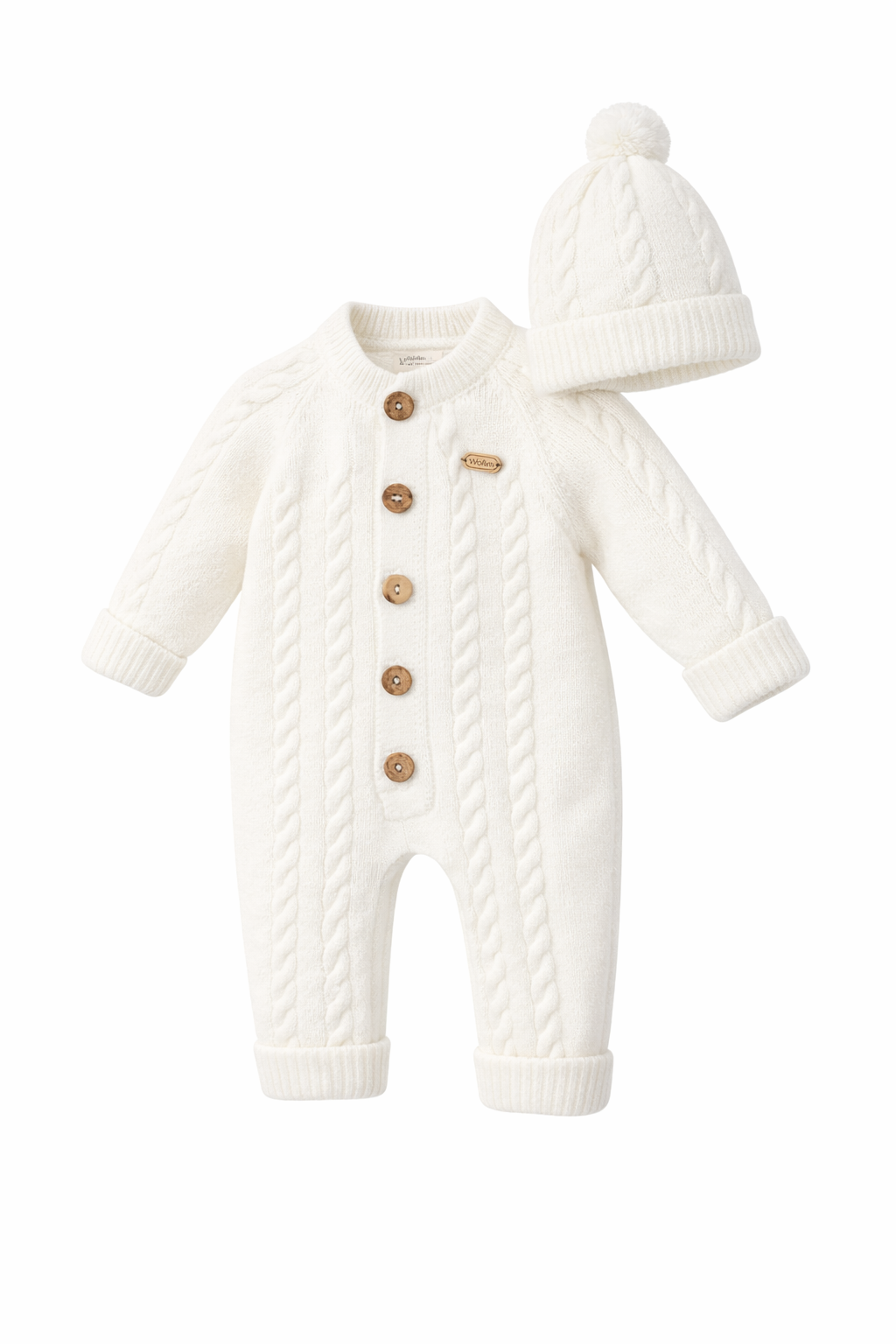 SNOWY PLETENI romper set