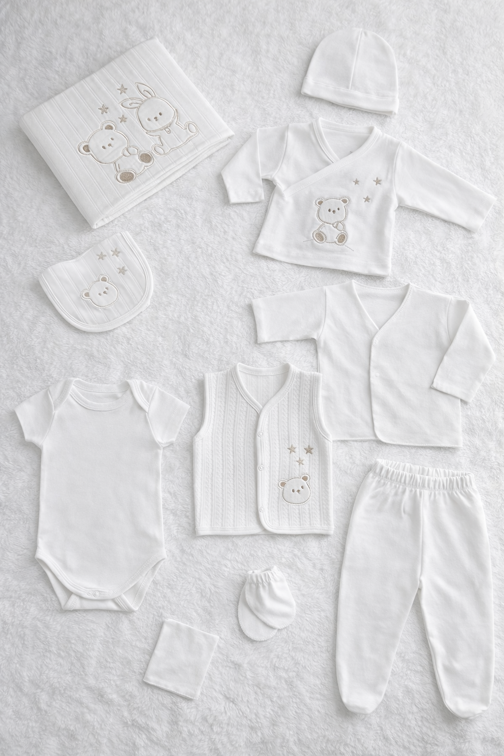 BABY WHITE SET 10kom