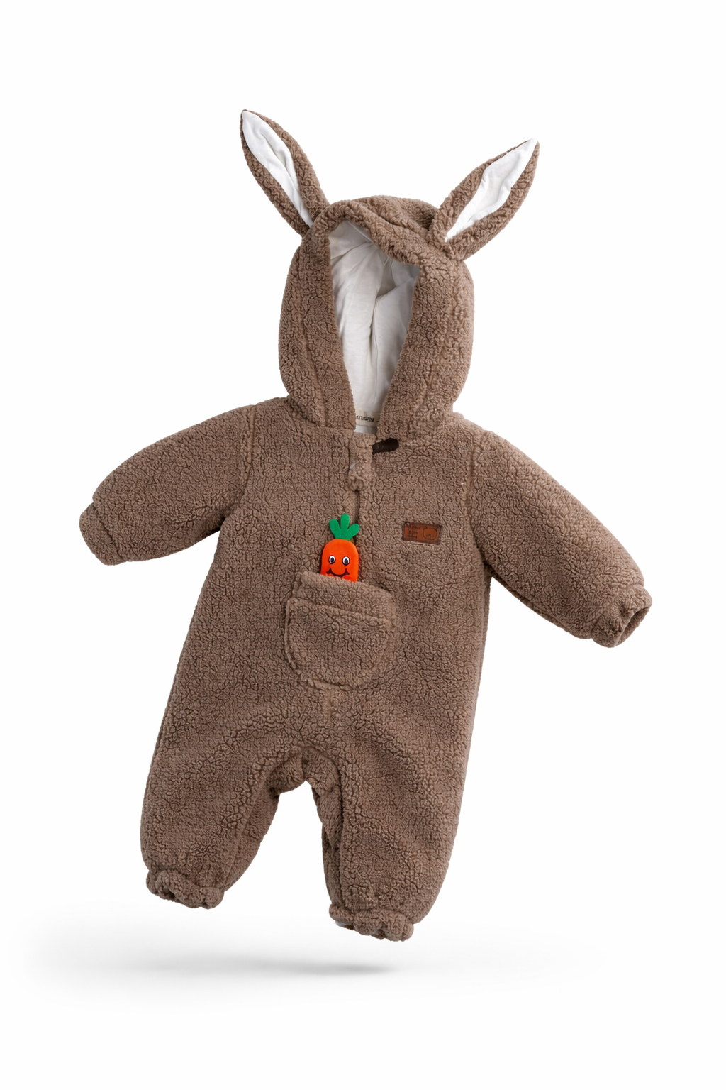 FLUFFY ZEKA BROWN romper