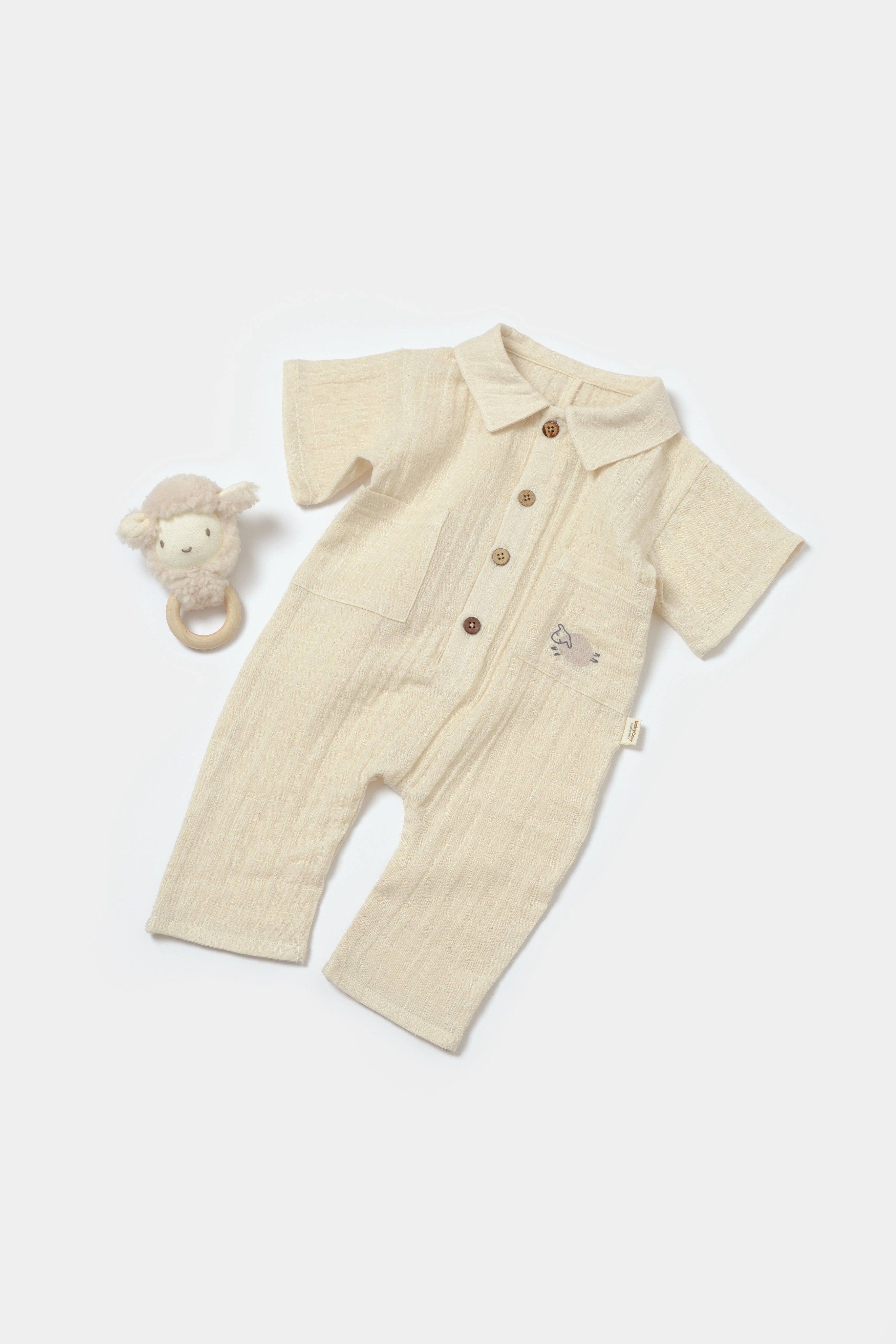 BEIGE BUNNY KOMBINEZON