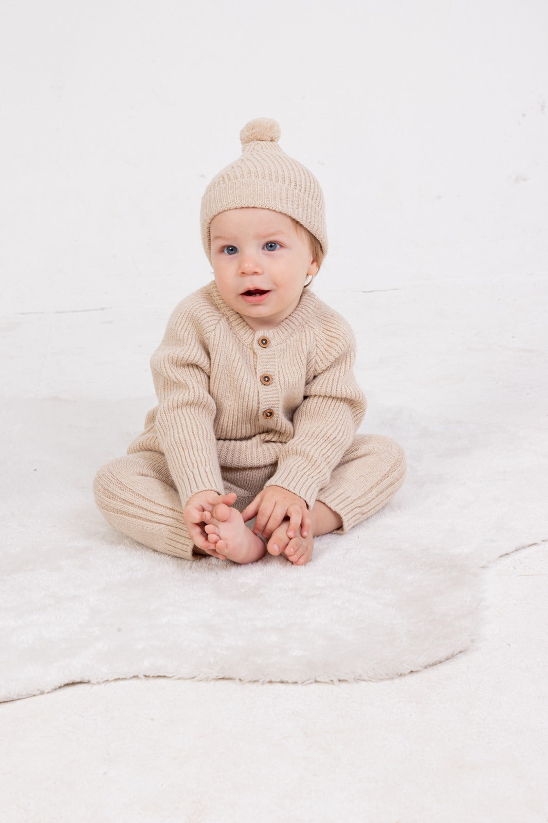 COMFY DŽEMPER krem set