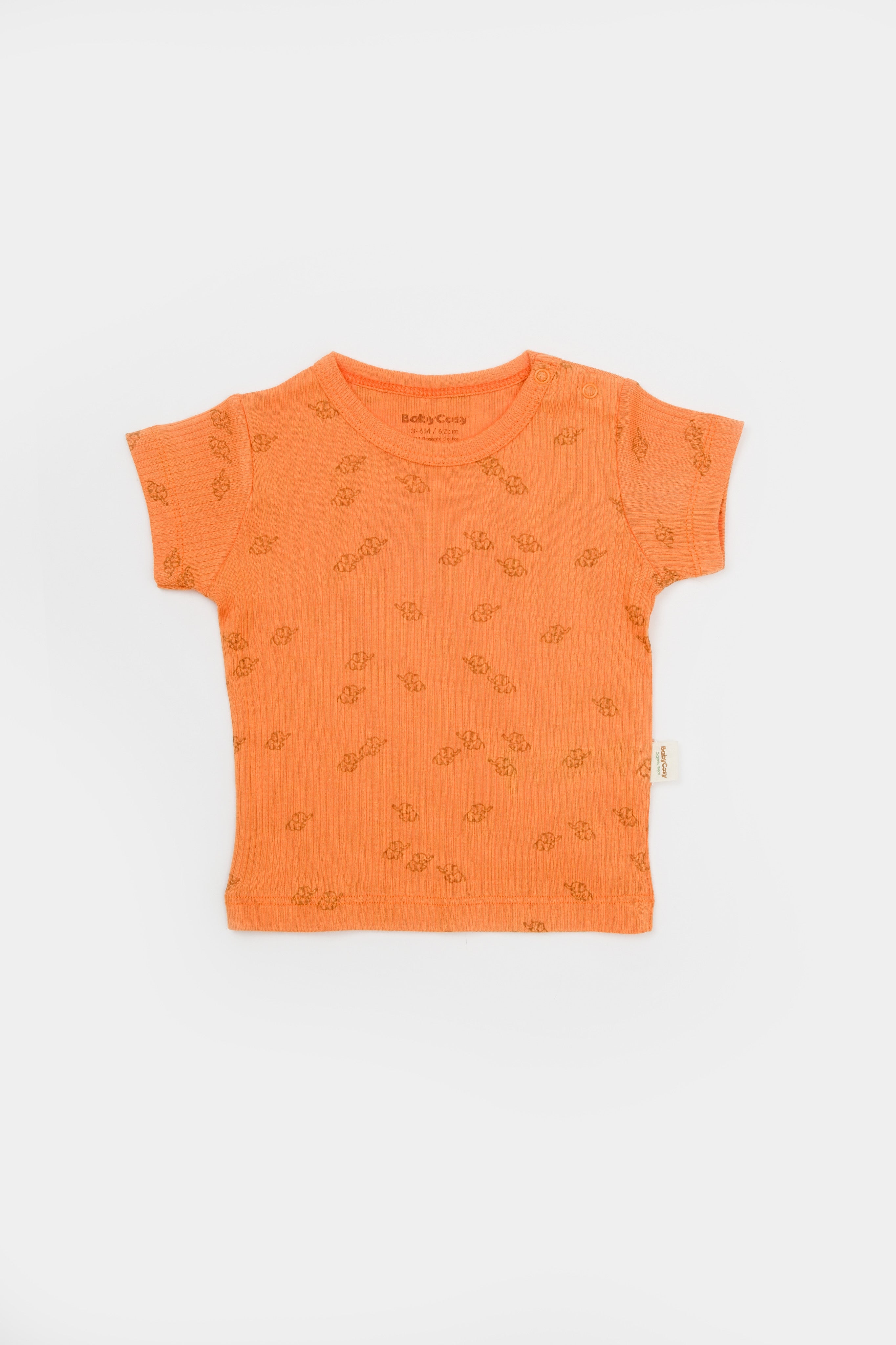 BABY KOMPLET MAJICA I ŠORTS ORANGE | ORGANSKI PAMUK