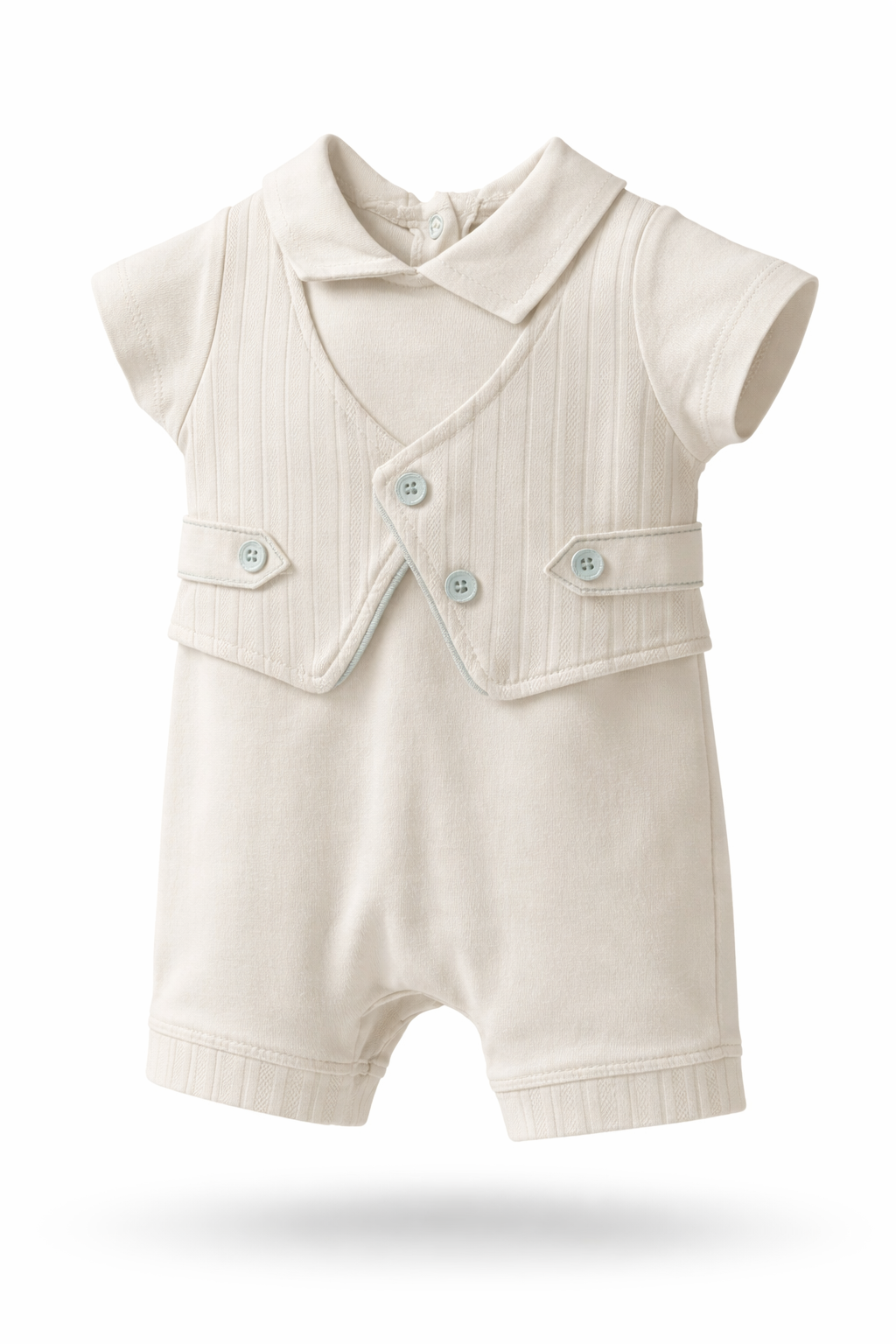 COZY GREEN romper sa kragnicom - kratki rukav